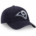 Men's Los Angeles Rams NFL Pro Line by Fanatics Branded Navy Team Fundamental Adjustable Hat 2855874